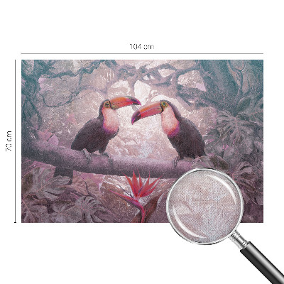 Självhäftande fotovägg Exotiskt par