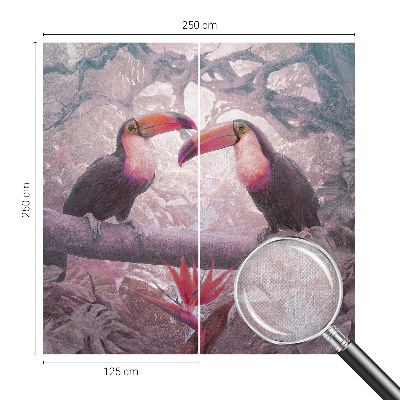 Självhäftande fotovägg Exotiskt par