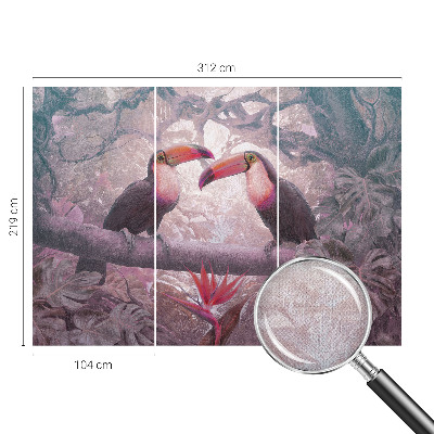 Självhäftande fotovägg Exotiskt par