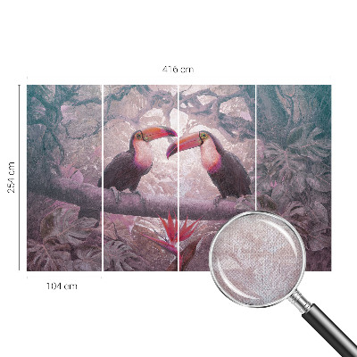 Självhäftande fotovägg Exotiskt par