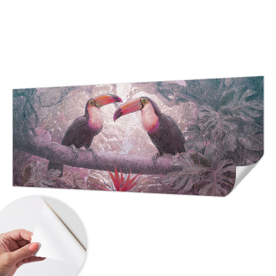 Självhäftande fotovägg med motiv av ett exotiskt par