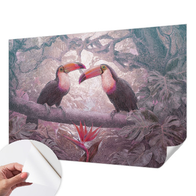 Självhäftande fotovägg Exotiskt par