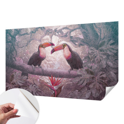 Självhäftande fotovägg Exotiskt par