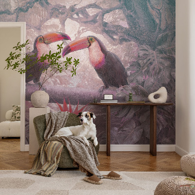 Självhäftande fotovägg Exotiskt par