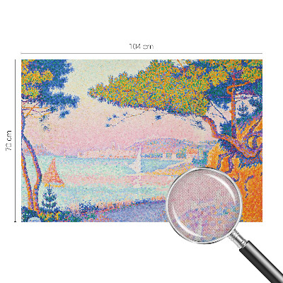 Fototapet barnrum Färgglatt landskap