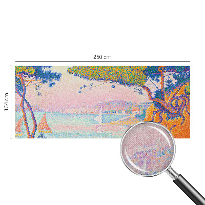 Fototapet barnrum Färgglatt landskap