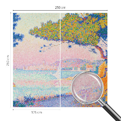 Fototapet barnrum Färgglatt landskap