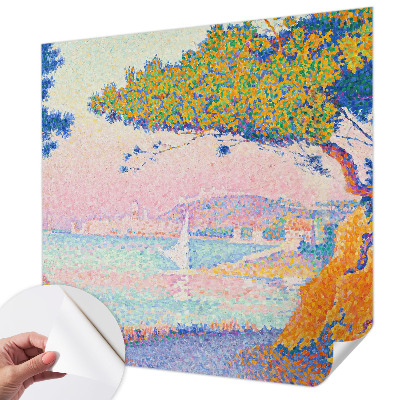 Fototapet barnrum Färgglatt landskap