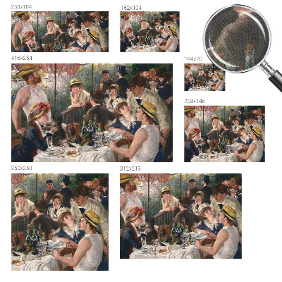 3D fototapet med motiv av sommarfest