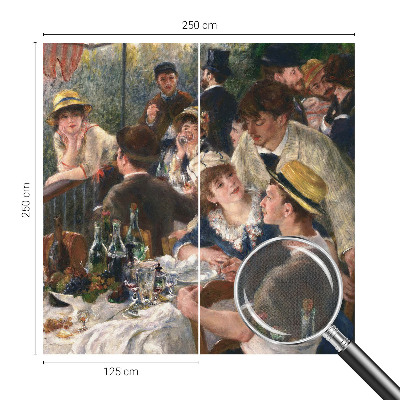 3D fototapet med motiv av sommarfest