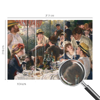 3D fototapet med motiv av sommarfest