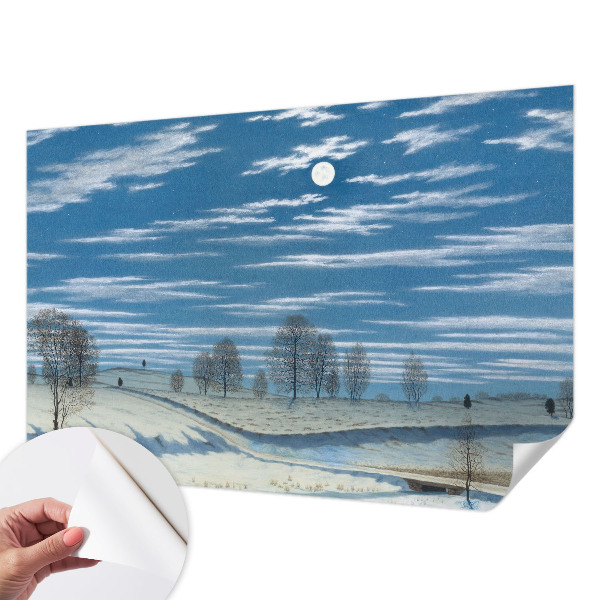 Självhäftande fototapet Vinterlandskap