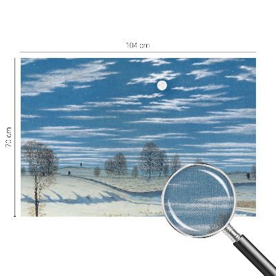 Självhäftande fototapet Vinterlandskap