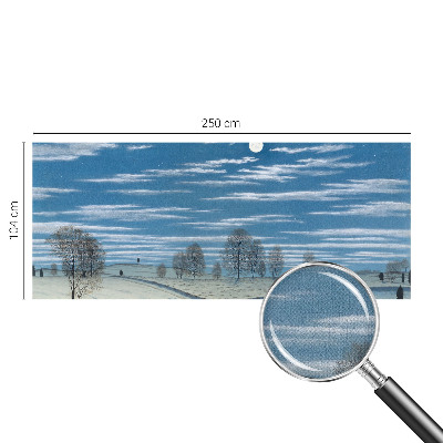 Självhäftande fototapet Vinterlandskap