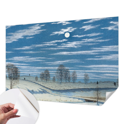 Självhäftande fototapet Vinterlandskap