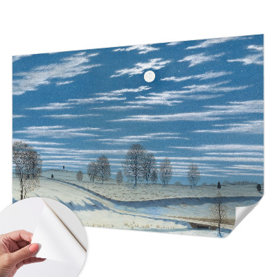 Självhäftande fototapet Vinterlandskap