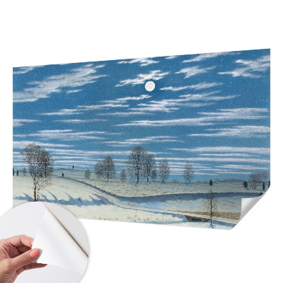 Självhäftande fototapet Vinterlandskap