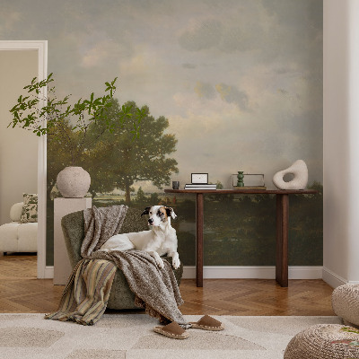 3D fototapet Skogslandskap