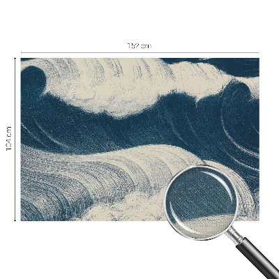 Peel and stick fototapet Havsvågor