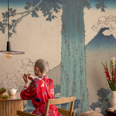 Fototapet barn Bergspanorama