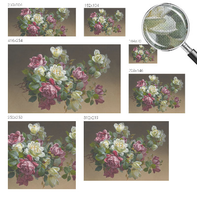 Fototapet barnrum med blommönster som ger en elegant känsla