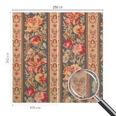 Fototapet för barn Färgglada blommor