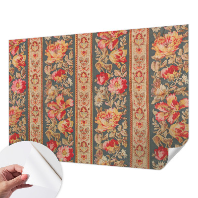 Fototapet för barn Färgglada blommor