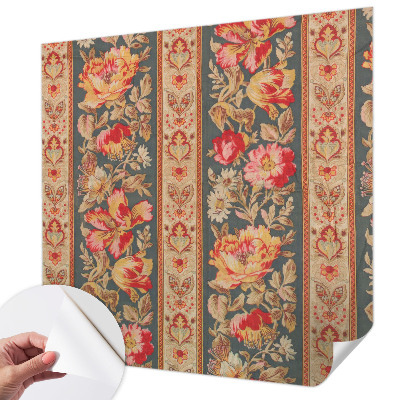 Fototapet för barn Färgglada blommor