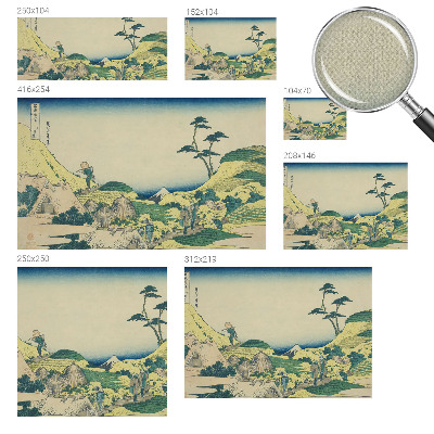 Peel and stick fototapet med motiv av ett landsbygdslandskap