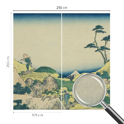 Peel and stick fototapet med motiv av ett landsbygdslandskap
