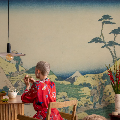 Peel and stick fototapet Landsbygdslandskap