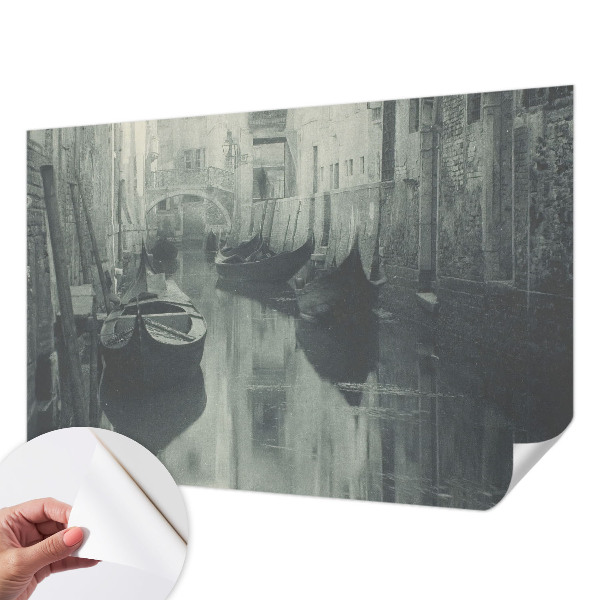 Fototapet barn Gammal kanal