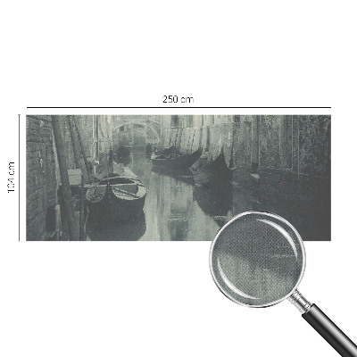 Fototapet barn Gammal kanal