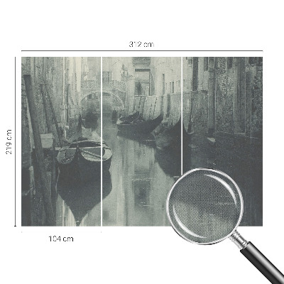 Fototapet barn Gammal kanal