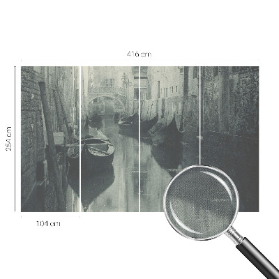 Fototapet barn Gammal kanal