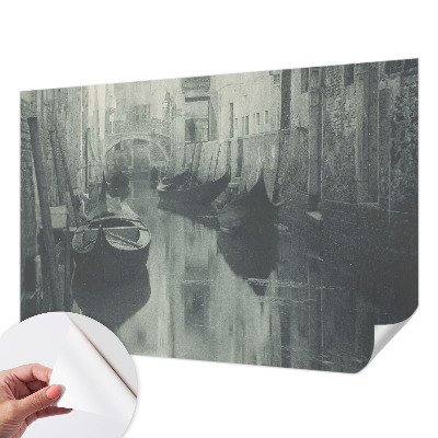 Fototapet barn Gammal kanal