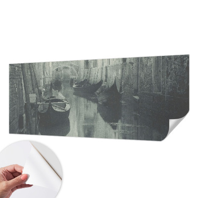 Fototapet barn Gammal kanal