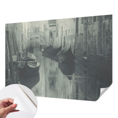 Fototapet barn Gammal kanal