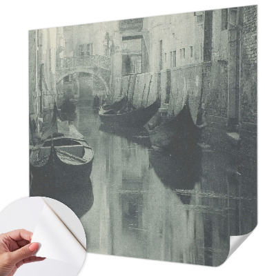 Fototapet barn Gammal kanal