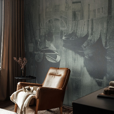 Fototapet barn Gammal kanal