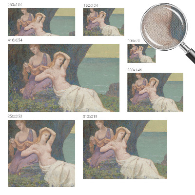 3D fototapet Strandscen