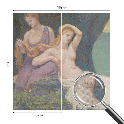 3D fototapet Strandscen