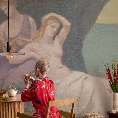 3D fototapet Strandscen