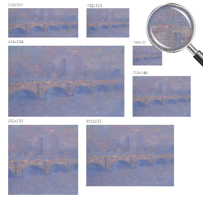 Fototapet barnrum Blå bron