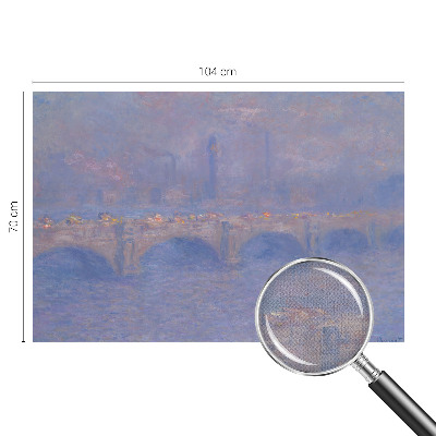 Fototapet barnrum Blå bron