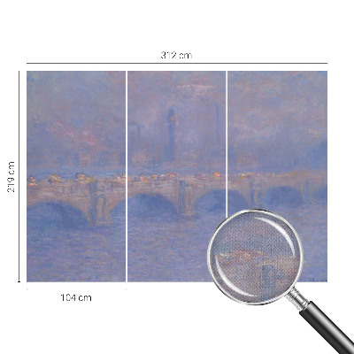 Fototapet barnrum Blå bron