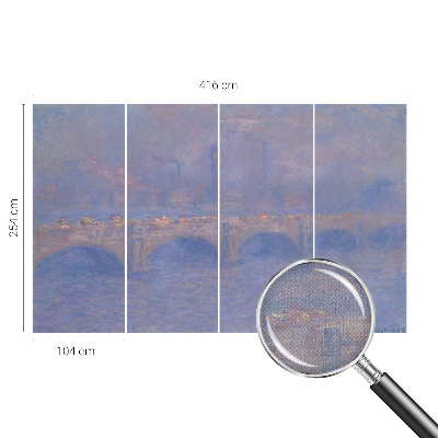 Fototapet barnrum Blå bron