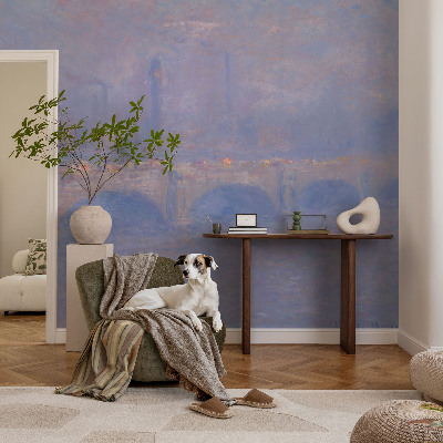 Fototapet barnrum Blå bron