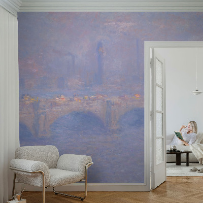 Fototapet barnrum Blå bron