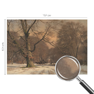 Peel and stick fototapet med motiv av ett vinterlandskap